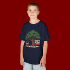 Kids Tee — Cute Tree & Plant Pot Illustration (“Grow Big, Little One”)