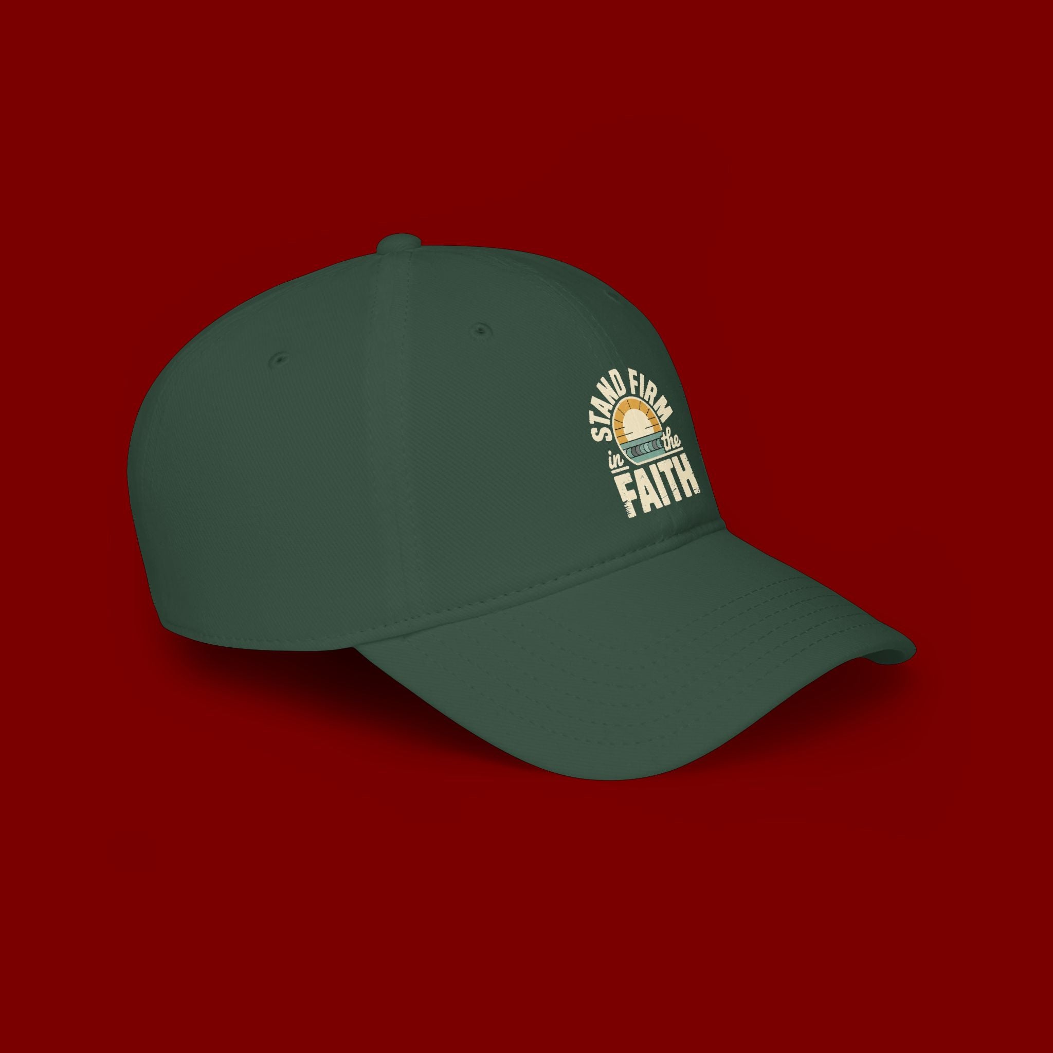 Stand Firm in the Faith Baseball Cap — Christian Faith Dad Hat