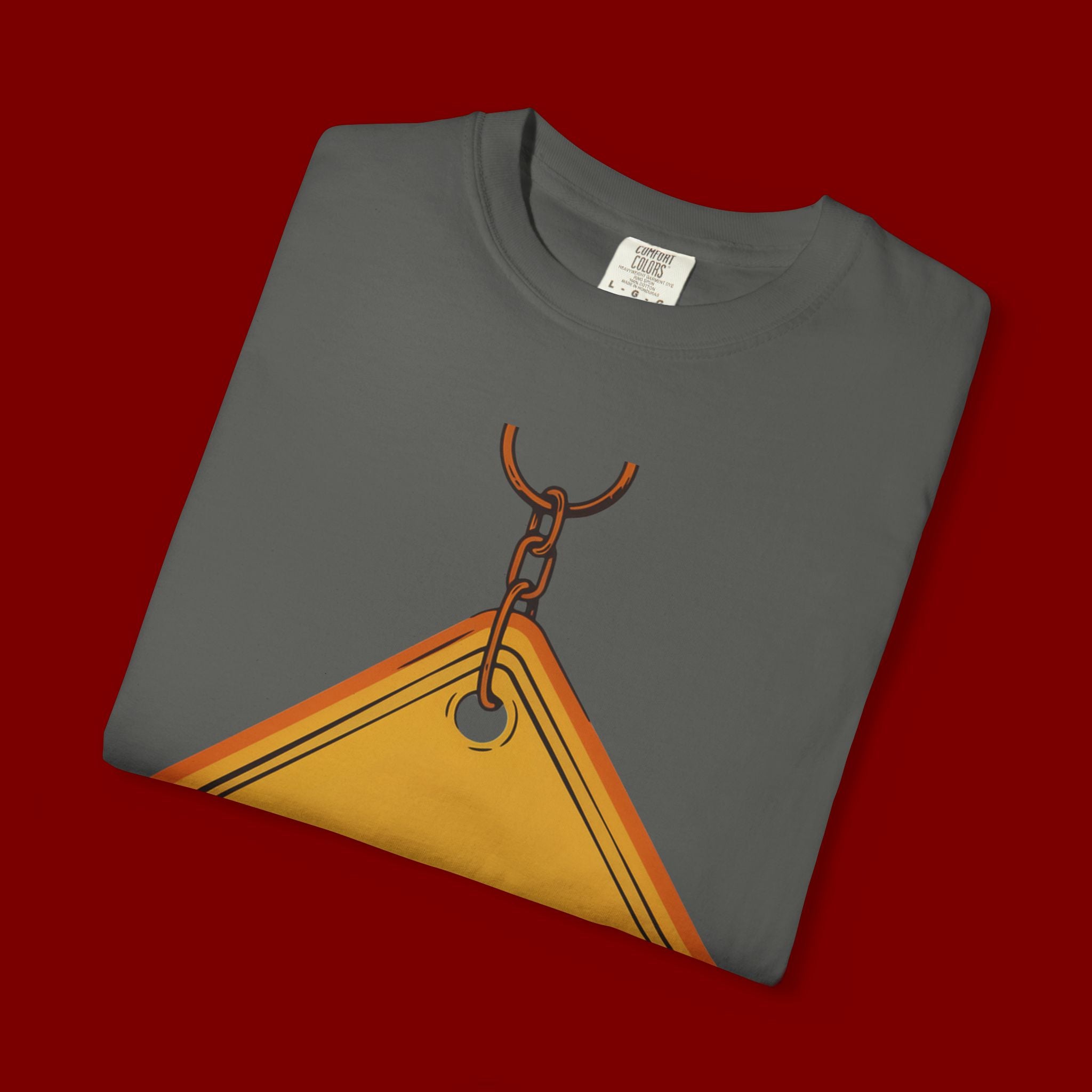 Funny Road Sign T-Shirt — "All Trash No Trailer" Graphic Tee