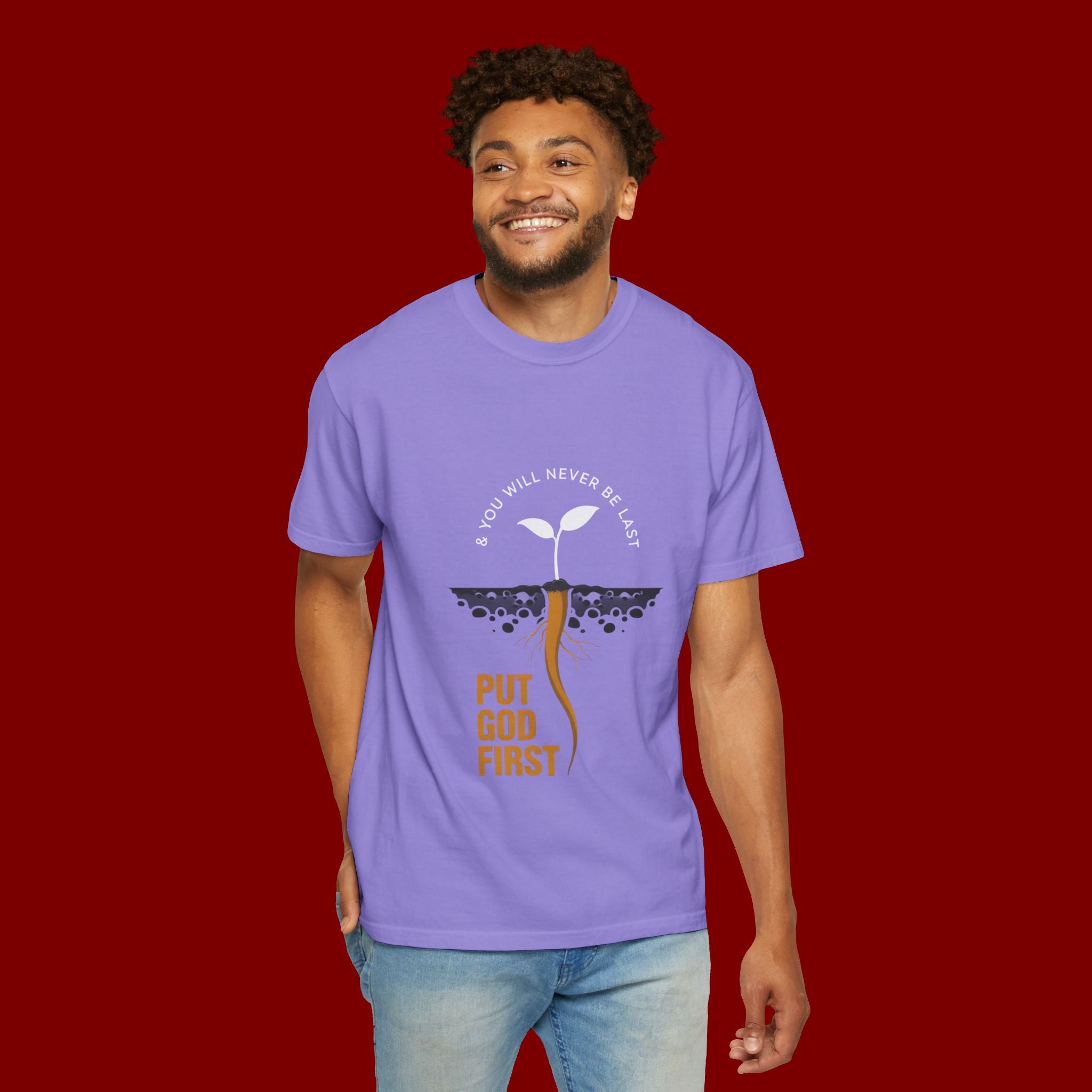 Put God First T-Shirt — Christian Faith Graphic Tee