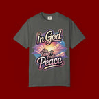 T-Shirt — “In God the Heart Finds Peace” Religious Faith Tee