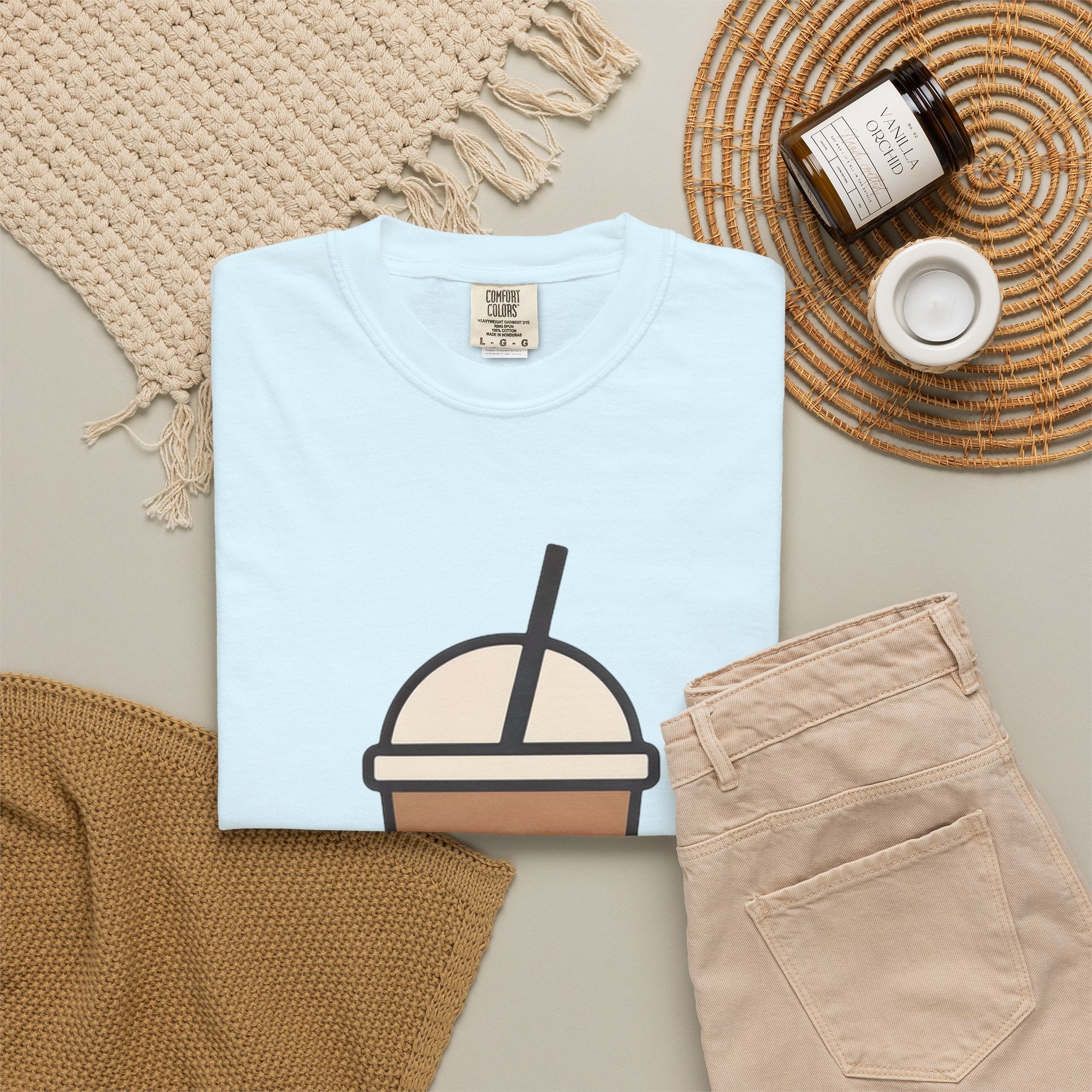 Positive Iced Coffee T-Shirt — Mind • Vibes • Life Graphic Tee