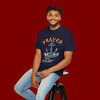 Prayer Anchor T-Shirt — "Prayer: The Most Powerful Weapon of a Believer" Christian Faith Tee