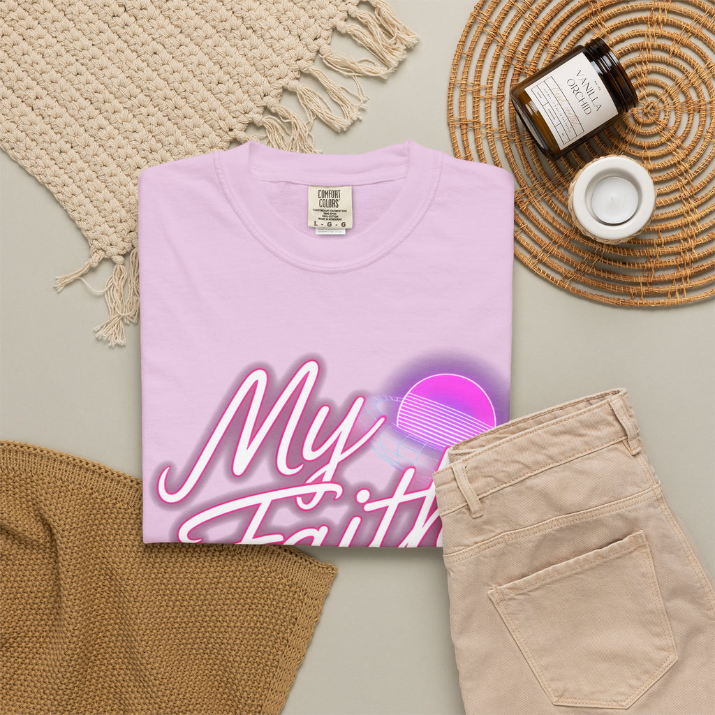 Faith T-Shirt — "My Faith in God Is Solid" Retro Graphic Tee