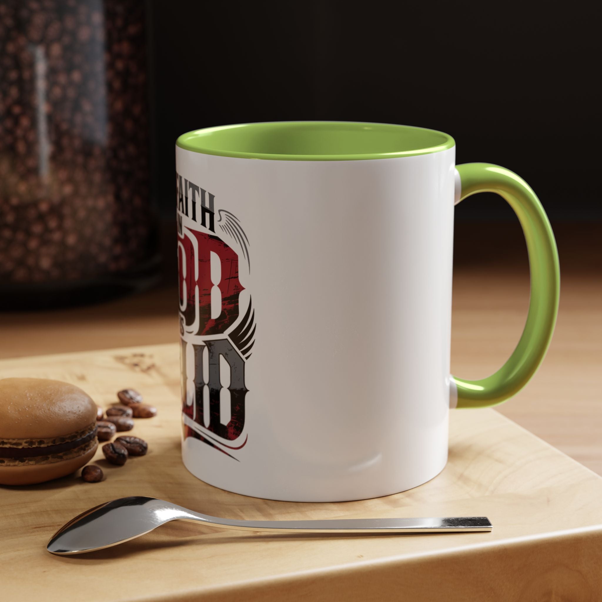 Faith Mug - "My Faith in God is Solid" Christian Coffee Cup (11/15oz)