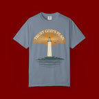 Trust God's Plan Lighthouse T-Shirt — Faith Coastal Tee