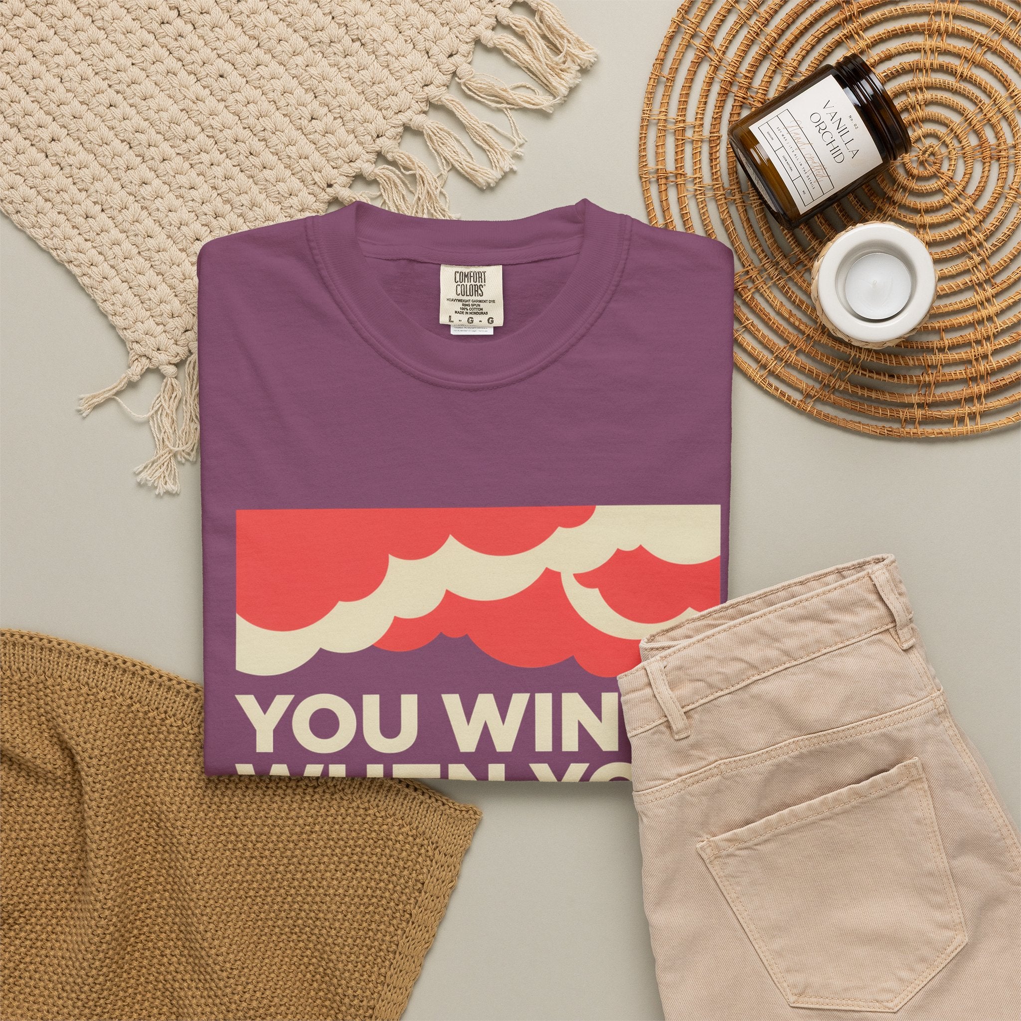 You Win When You Pray T-Shirt — Vintage Wave Faith Tee