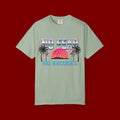 No Fear, No Excuses T-Shirt — Retro Sunset Palm Graphic Tee