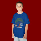 Kids Tee — Cute Tree & Plant Pot Illustration (“Grow Big, Little One”)