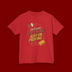 Kids Tee — "God Is Always Listening, Keep On Praying" Inspirational Religious Shirt