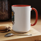 Christian Coffee Mug — “My Help Is Only From God The Creator” Accent Mug