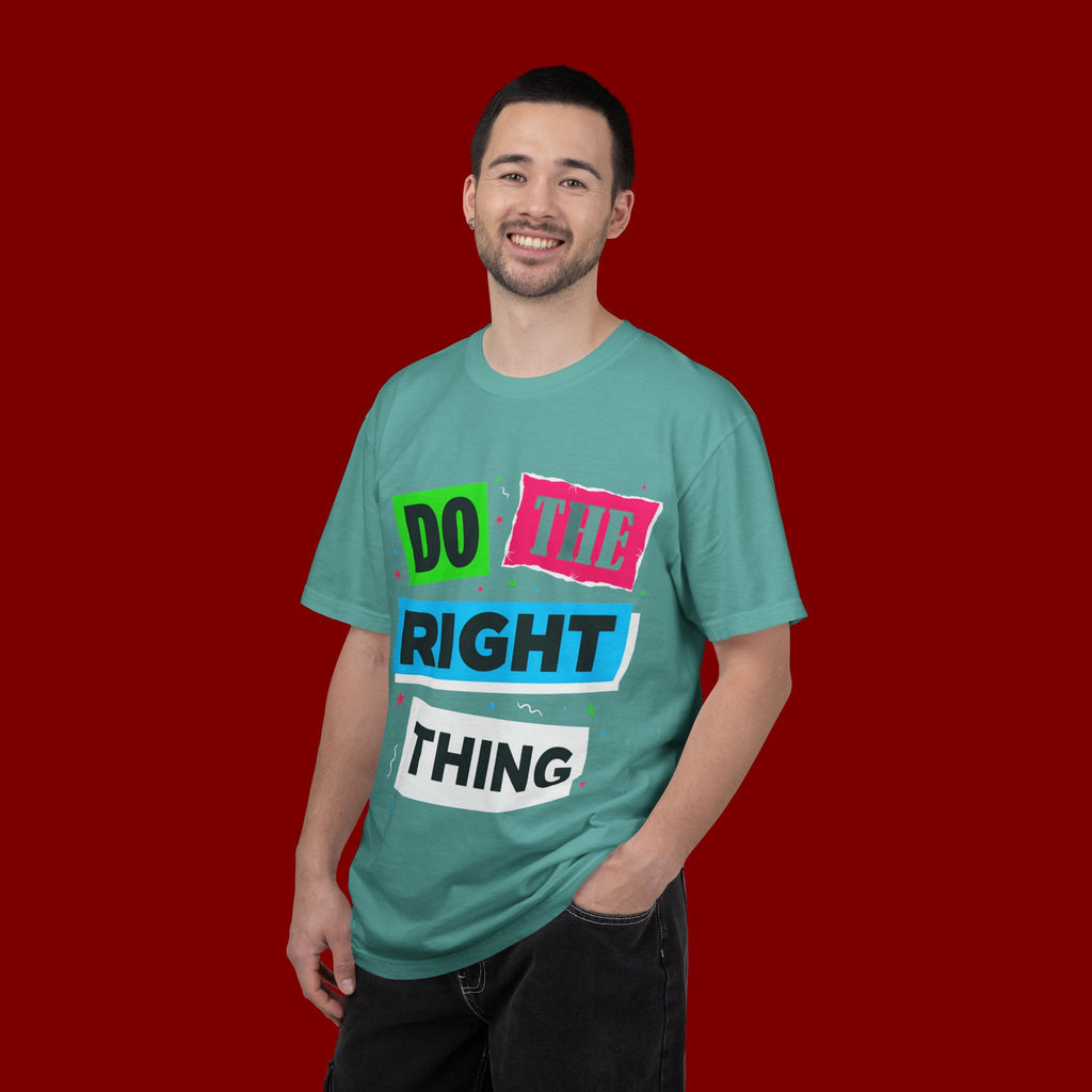 Do The Right Thing T-Shirt — Bold Retro Graphic Tee