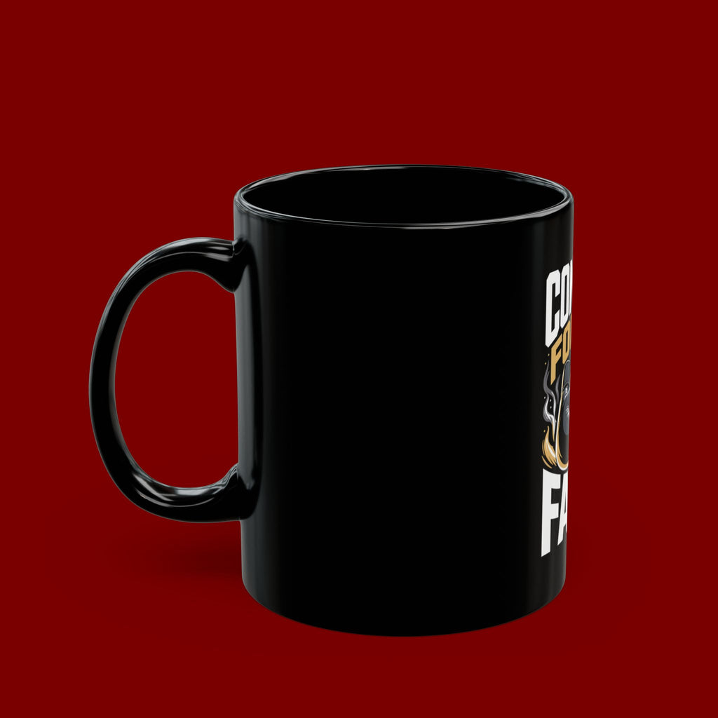 Contend for the Faith Black Mug – Inspirational Boxing Gloves Religious Coffee Cup (11oz/15oz)