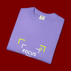 Minimalist 'Smile Frame' T-Shirt — Neon Accent Graphic Tee