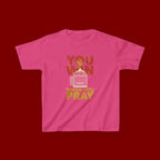 Kids Tee — "You Win When You Pray" Inspirational Christian Shirt