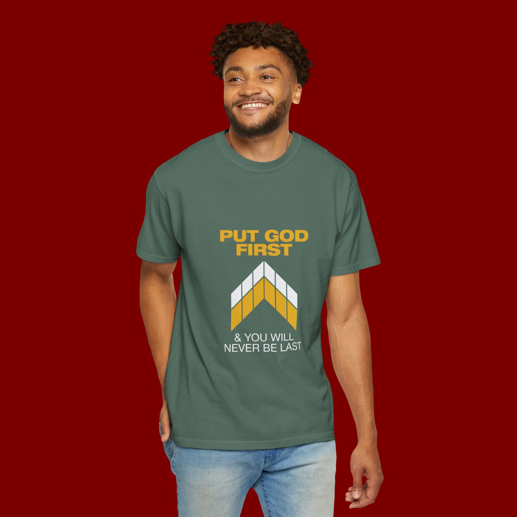 Put God First T-Shirt — Christian Faith Graphic Tee