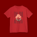 Kids Tee — "Take Time to Pray" Floral Christian Shirt