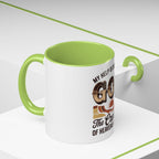 God-Themed Accent Coffee Mug – "My Help Is Only From God, The Creator of Heavens & Earth"