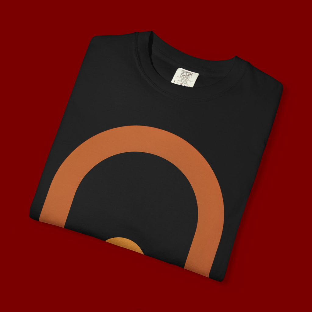 Still Faithful Sunset T-Shirt — Minimal Christian Graphic Tee