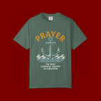 Prayer Anchor T-Shirt — "Prayer: The Most Powerful Weapon of a Believer" Christian Faith Tee