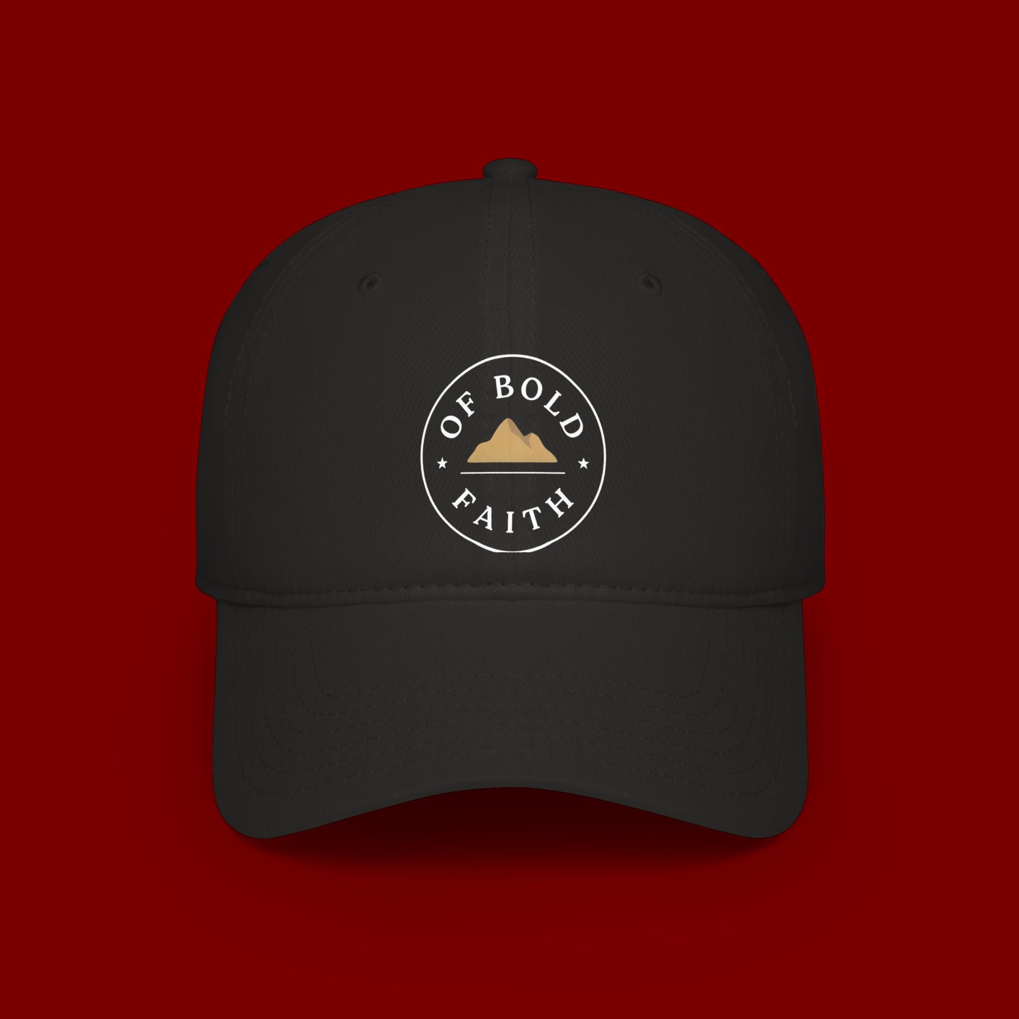 Of Bold Faith Embroidered Baseball Cap
