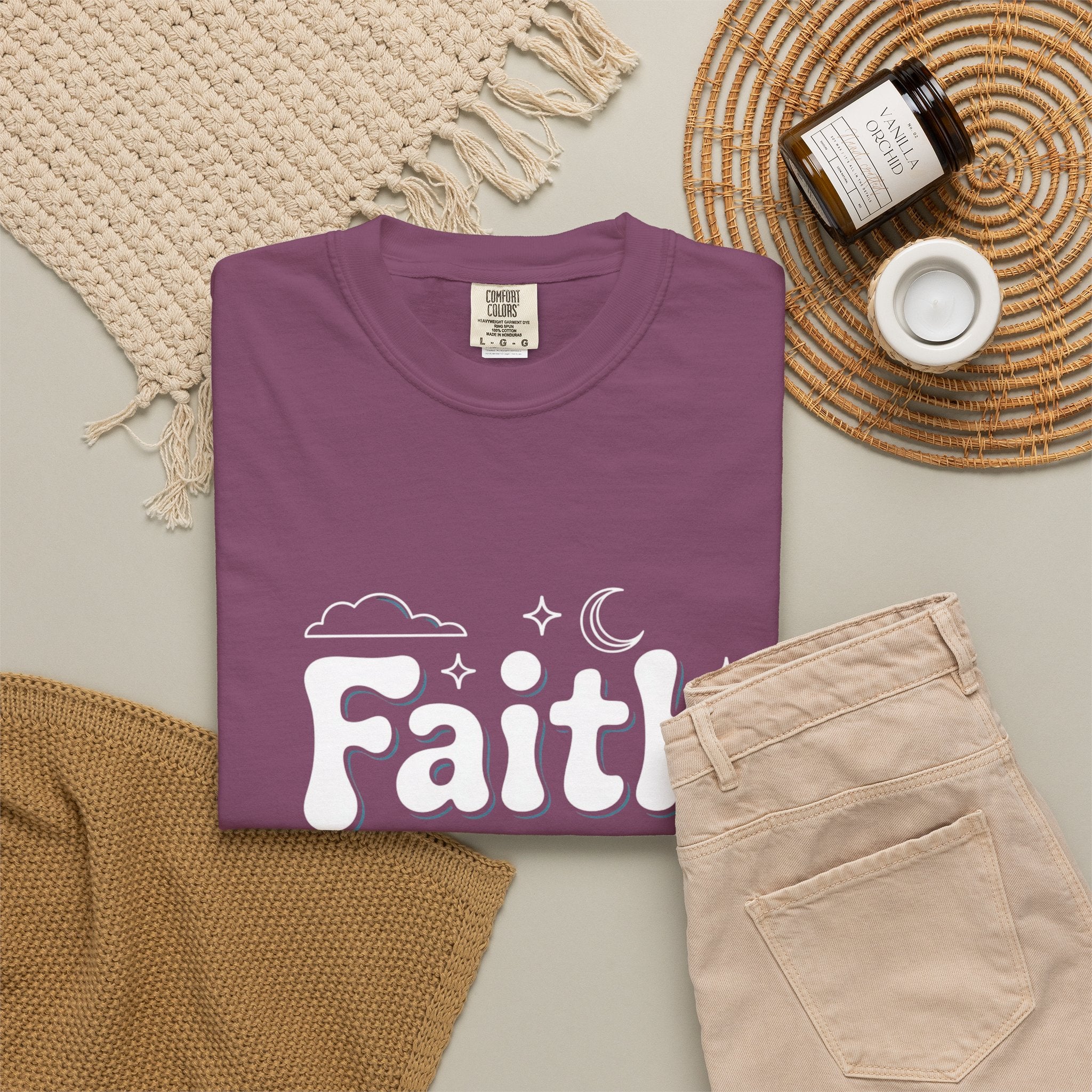 Faith Embossed T-Shirt