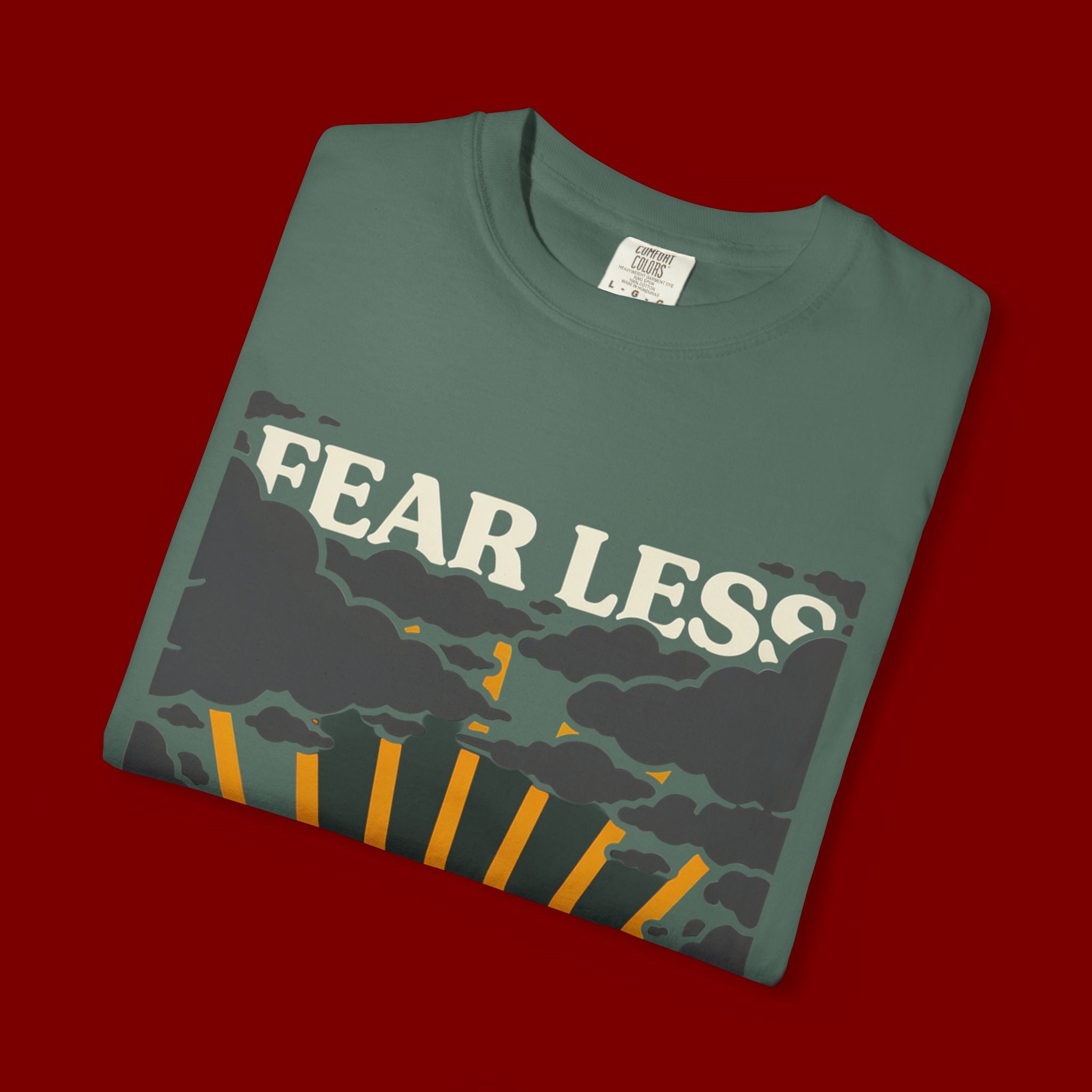 Fear Less Pray More T-Shirt — Inspirational Christian Graphic Tee