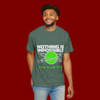 Nothing Is Impossible Christian T-Shirt — 'For Our God' Space Graphic