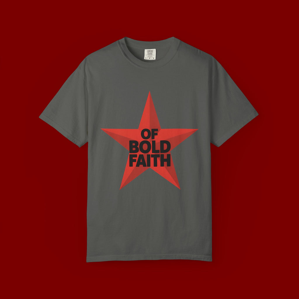 Bold Faith Star T-Shirt — "Of Bold Faith" Graphic Tee