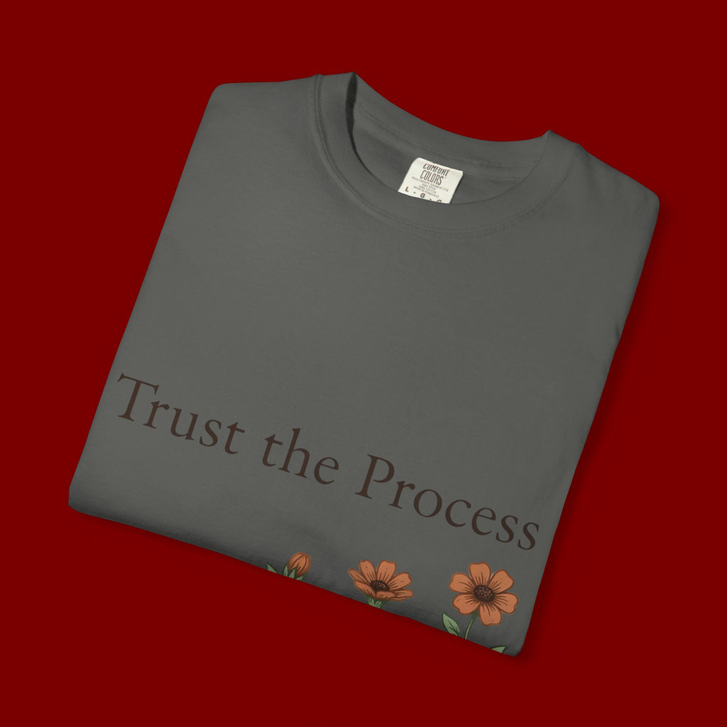 Trust the Process Floral T-Shirt — Growth Graphic Tee