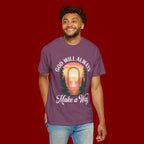 Make a Way Christian T-Shirt — 'God Will Always Make a Way' Sunset Faith Tee