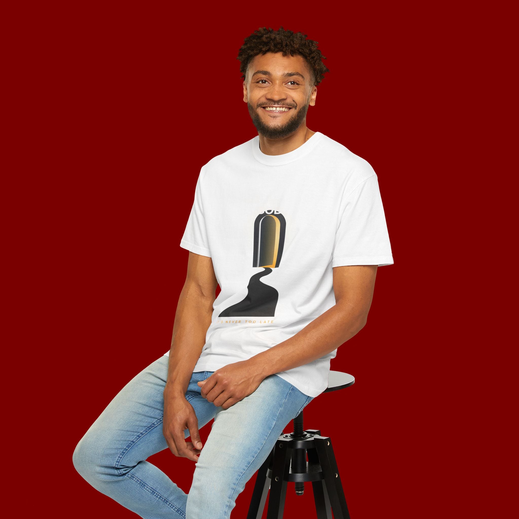 Mystic Doorway T-Shirt — Golden Arch Path Graphic Tee