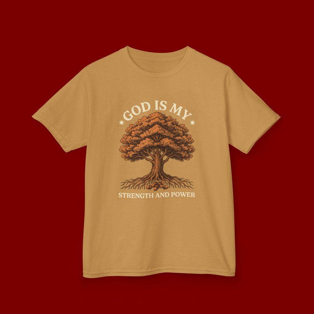 Autumn Oak Tree Kids T‑Shirt — Cozy Fall Nature Tee for Children