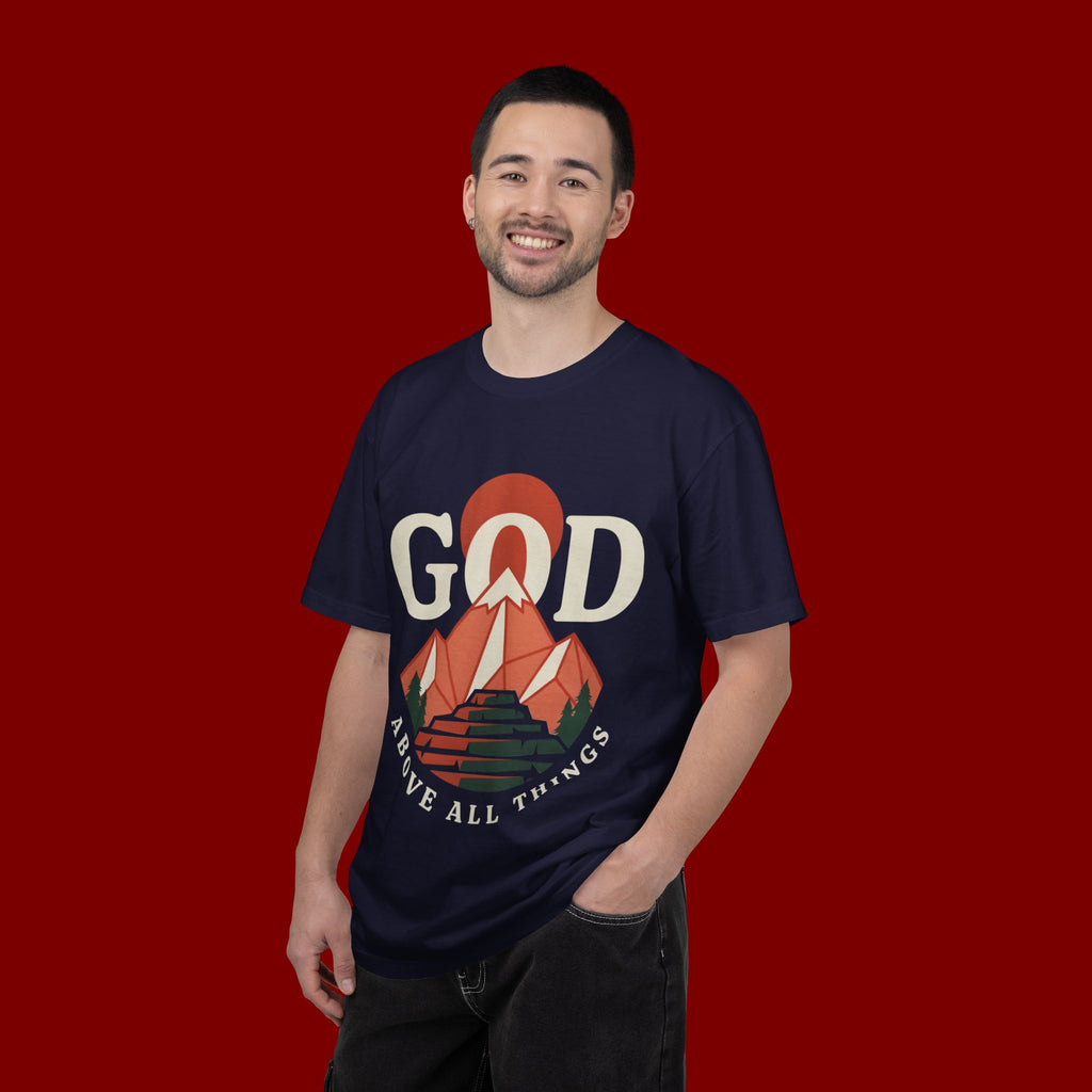 God Above All Things Mountain T-Shirt