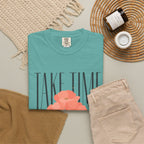 Take Time to Pray Floral T-Shirt — Christian Faith Graphic Tee