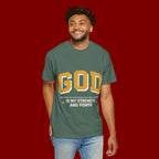 God Is My Strength T-Shirt — Faith Christian Graphic Tee