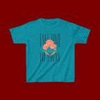 Kids Tee — "Take Time to Pray" Floral Christian Shirt