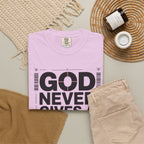 Christian Inspirational T-Shirt — "God Never Gives a Burden You Can't Bear" Motivational Tee