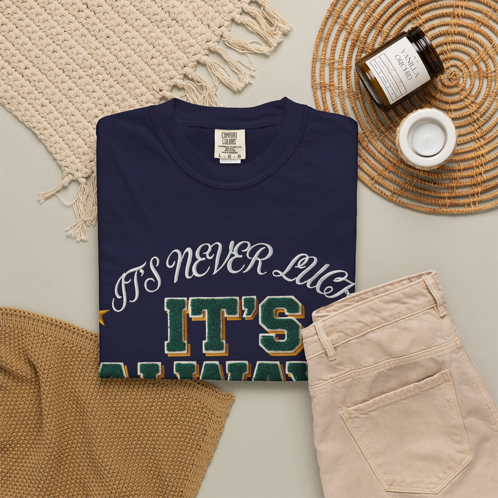It’s Always God Graphic T-Shirt — Faith-Based Vintage Lettering Tee