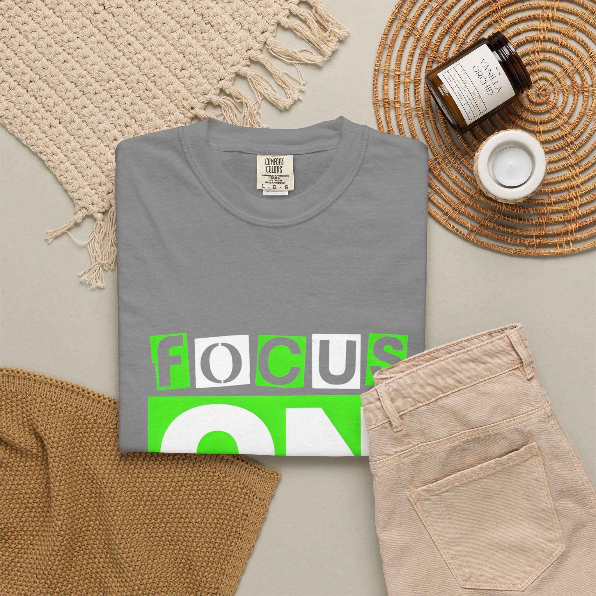 Focus On The Positive T-Shirt — Motivational Graphic Tee