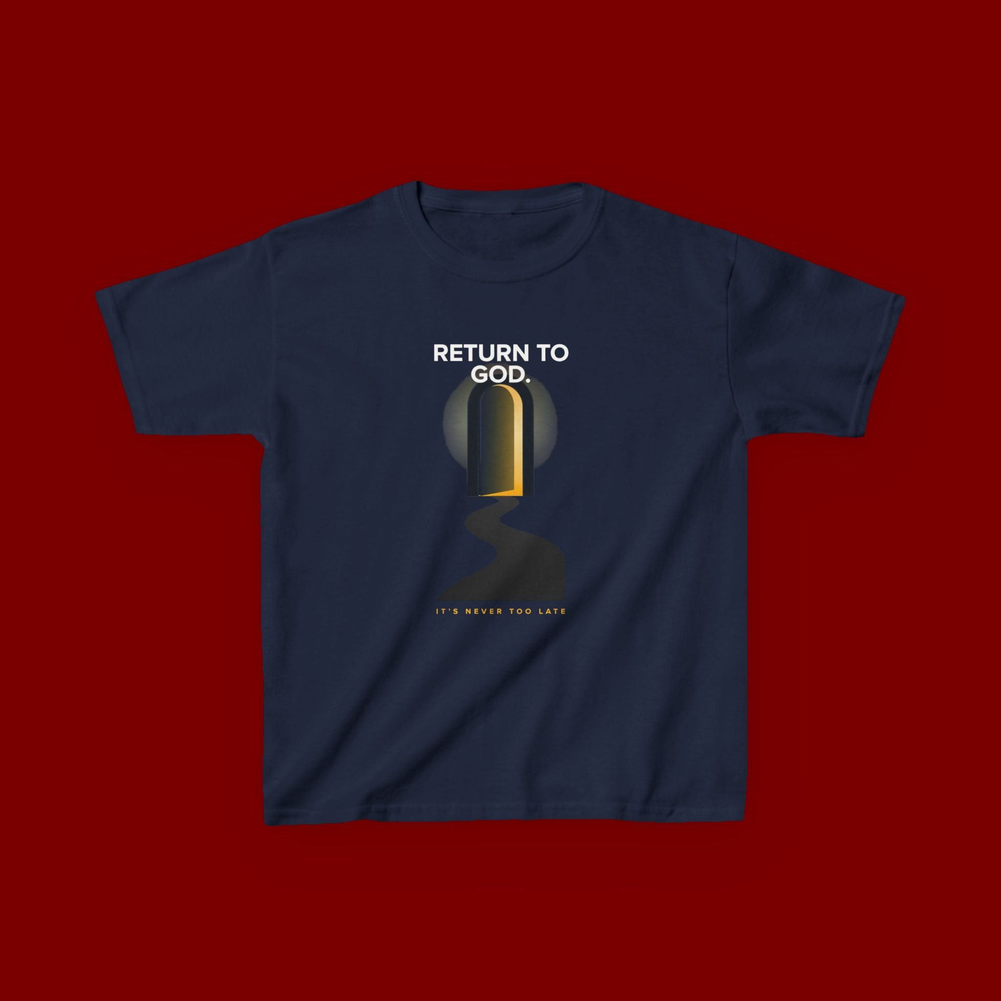 Kids T‑Shirt — "Return to God" Spiritual Graphic Tee