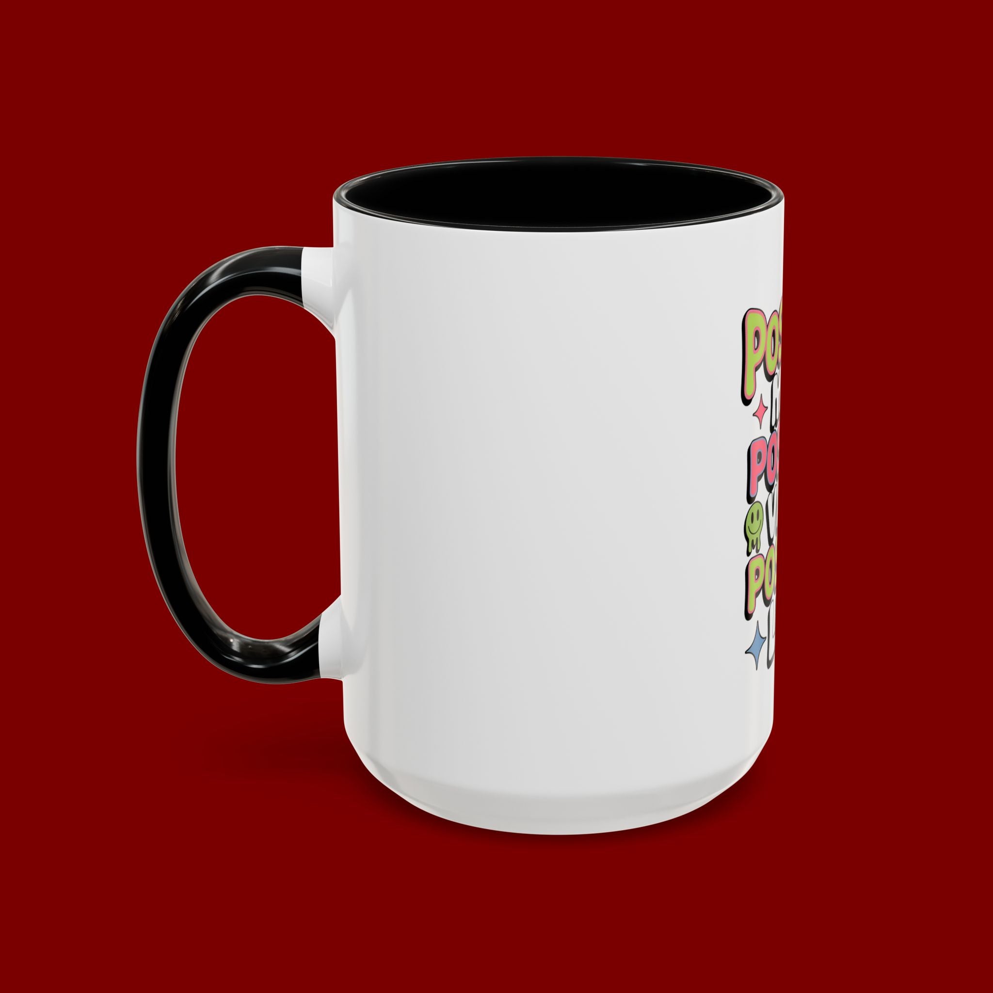 Positive Mind Positive Vibes Coffee Mug — Motivational Accent Mug
