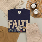 Faith Over Fear T-Shirt — Patriotic Eagle Graphic Tee
