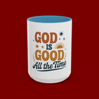 Praise the Lord Coffee Mug – Retro Christian Faith Accent Mug (11/15oz)