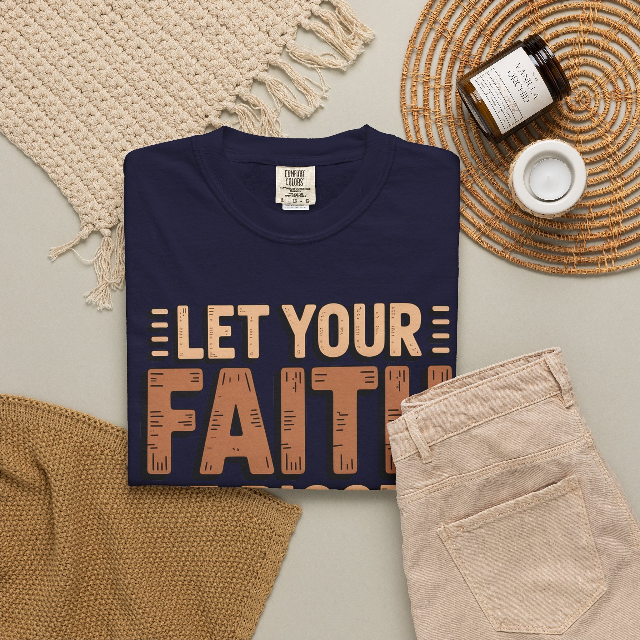 Faith Over Fear T-Shirt — Inspirational Christian Graphic Tee