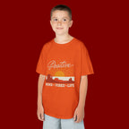 Kids T-Shirt - "Positive" Retro Sunrise Tee (Mind • Vibes • Life)