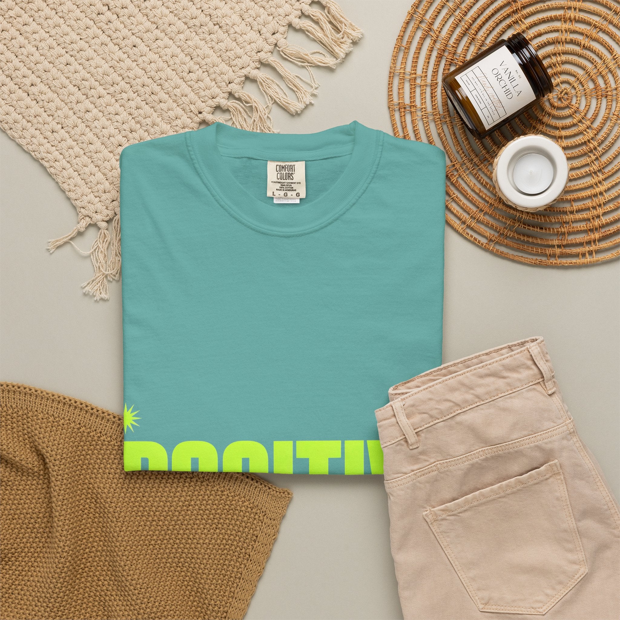 Positive Mind Vibes T-Shirt — Graphic Motivational Tee