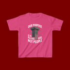 Kids T-Shirt — "Our Purpose Is To Please God, Not People" Faith Graphic Tee
