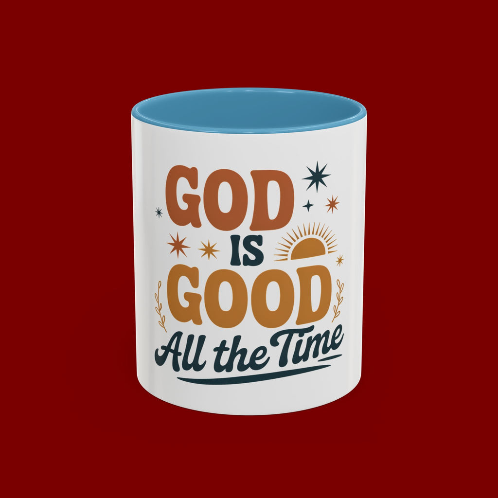 Praise the Lord Coffee Mug – Retro Christian Faith Accent Mug (11/15oz)