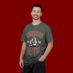 Contend for the Faith T-Shirt — Vintage Boxing Gloves Christian Tee